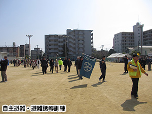 自主避難・避難誘導訓練